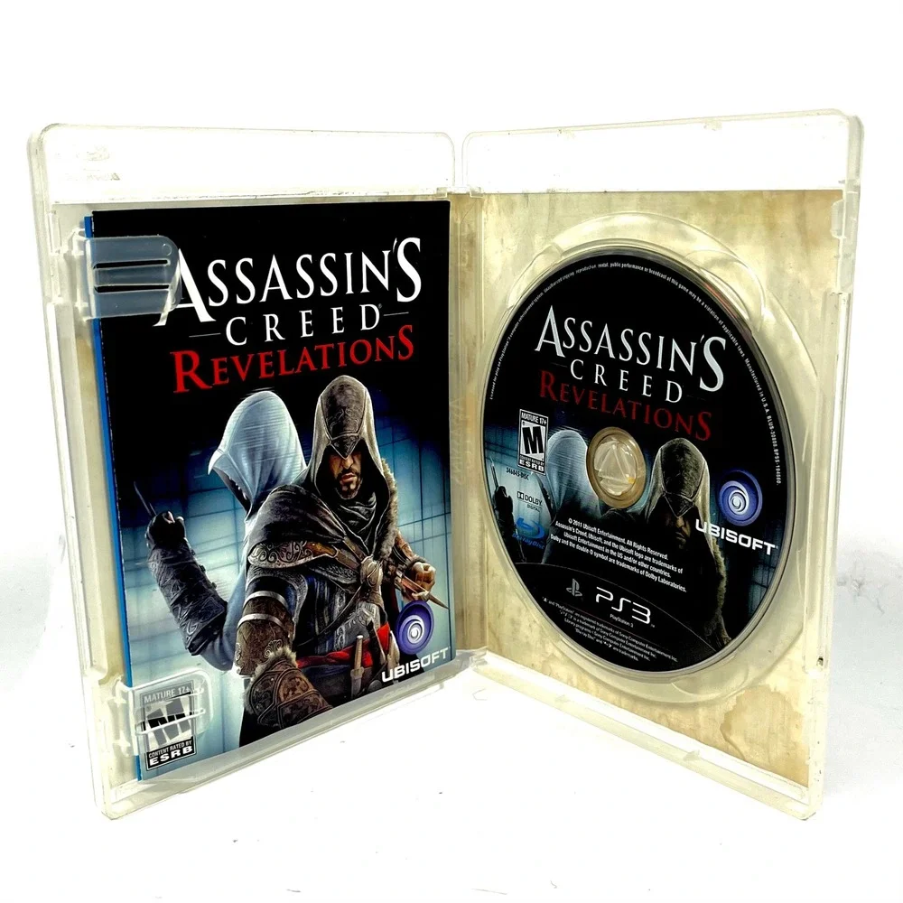 Assassin's Creed Revelations PS3 PlayStation 3 Black Label Complete CIB Tested